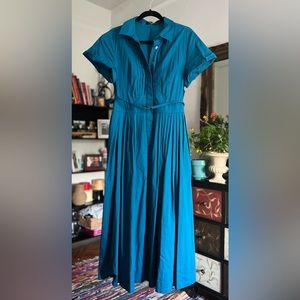 eShakati Fit Flare Shirt Dress